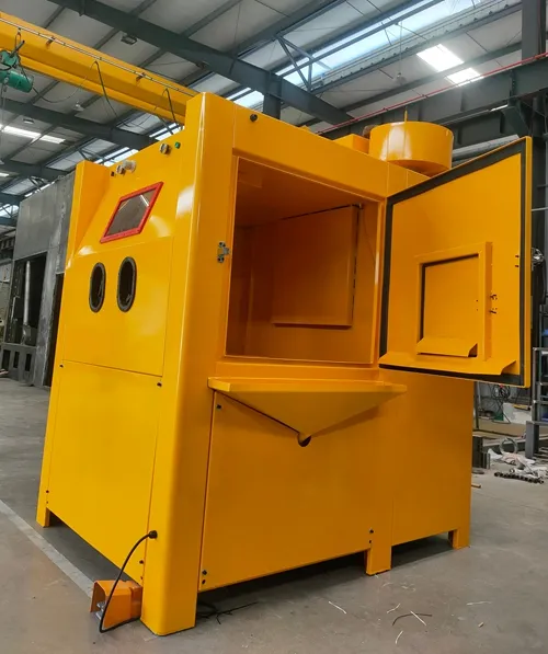 Mesin sandblasting cair tipe kotak