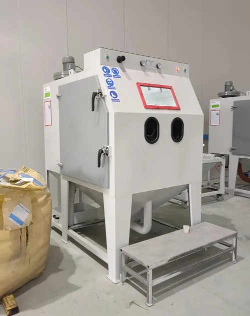 Mesin sandblasting manual pintu samping