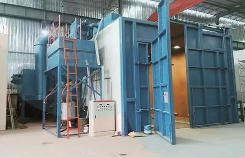 Ruang sandblasting daur ulang mekanis