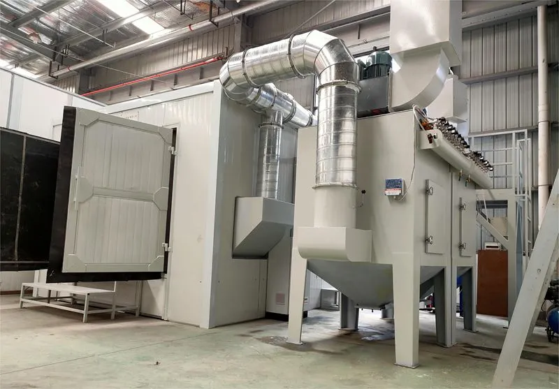 Penghapusan debu pulsa ruang sandblastin